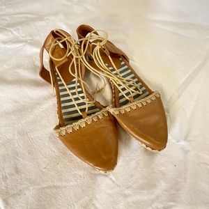 Nine West lace up sandals